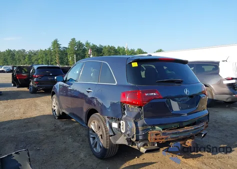 2013 Acura Mdx Advance Package z USA, uszkodzony, nr VIN 2HNYD2H83DH521786